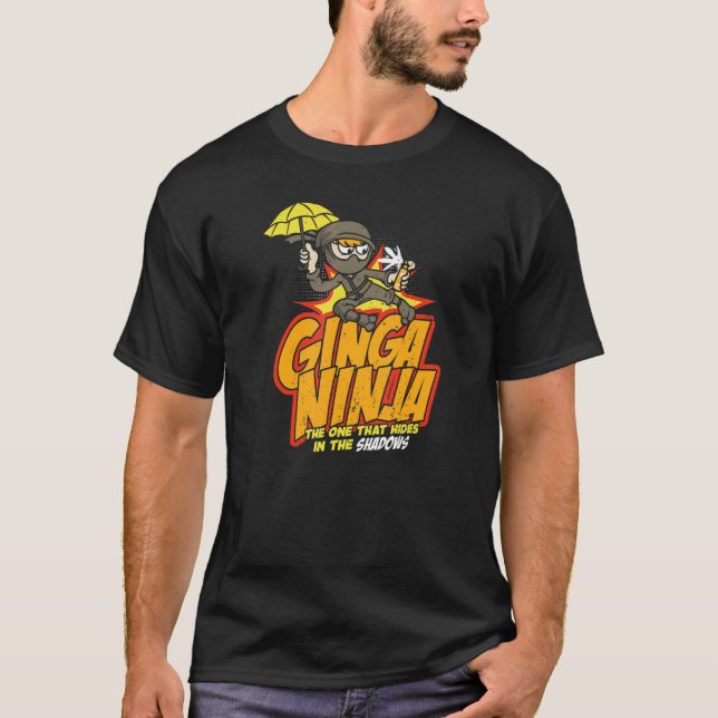 The Ginga Ninja  For Red Heads & Gingers T-Shirt (Front)