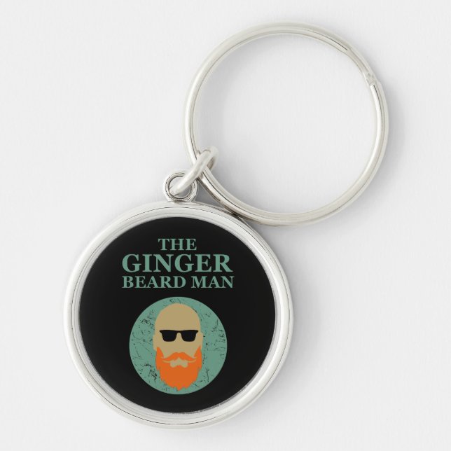 The ginger beard man key ring (Front)