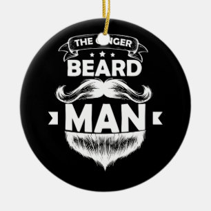 The Ginger Beard Man T-shirt Ceramic Ornament