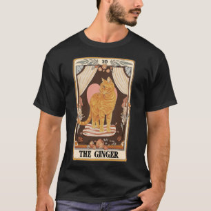 The Ginger Tarot Card Ginger Tabby Cat Ginger Cat T-Shirt