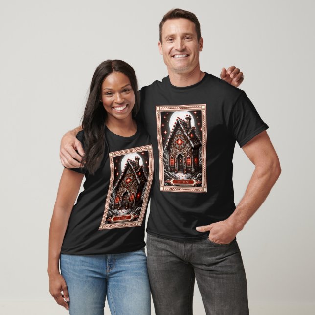 The Gingerbread House Tarot Card T-Shirt (Unisex)