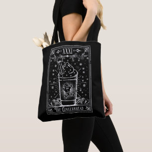 The Gingerbread Latte Tarot Card Tote Bag