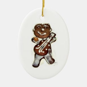 The Gingerbread Man Ceramic Ornament