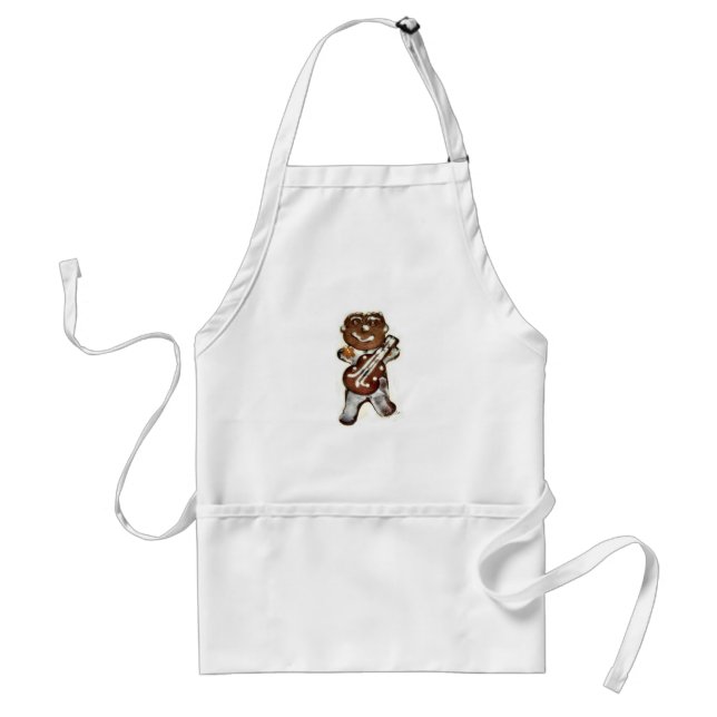 The Gingerbread Man Rocks Standard Apron (Front)