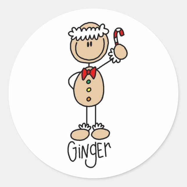 The Gingerbread Man Sticker (Front)
