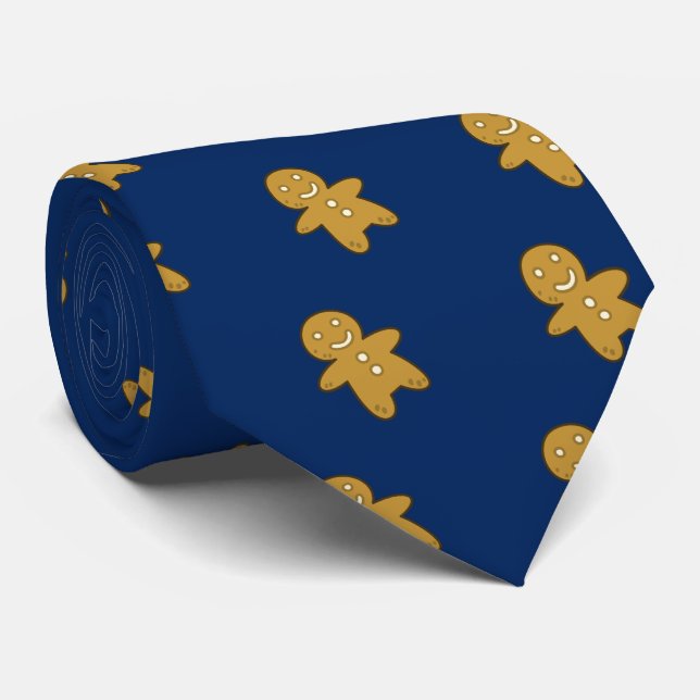 The Gingerbread man Tie (Rolled)