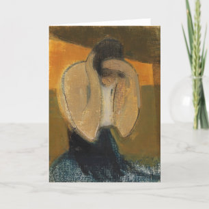 The Gipsy Woman, Helene Schjerfbeck Thank You Card