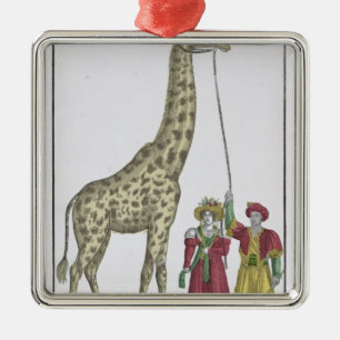 The Giraffe Presented to the King Metal Tree Decoration