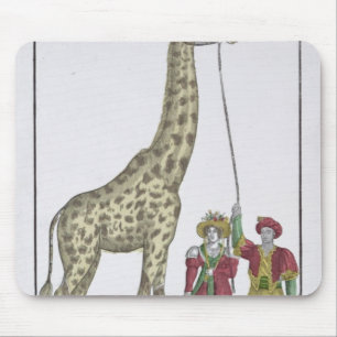 The Giraffe Presented to the King Mouse Pad