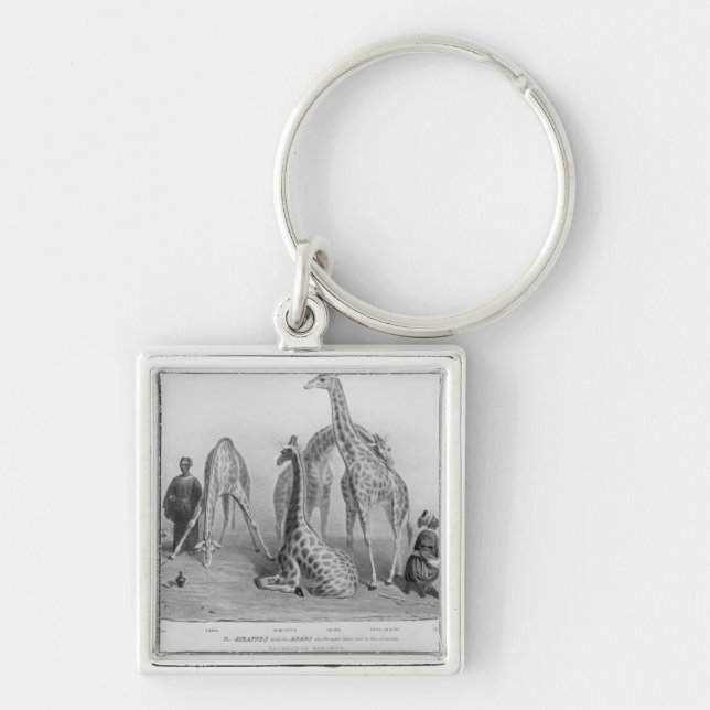 The Giraffes with the Arabs Key Ring (Front)