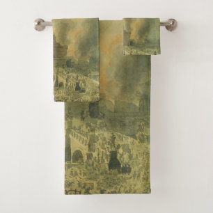 The Girandola at the Castel Sant'Angelo Bath Towel Set