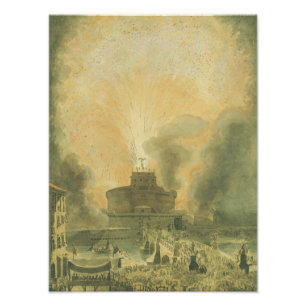 The Girandola at the Castel Sant'Angelo Photo Print
