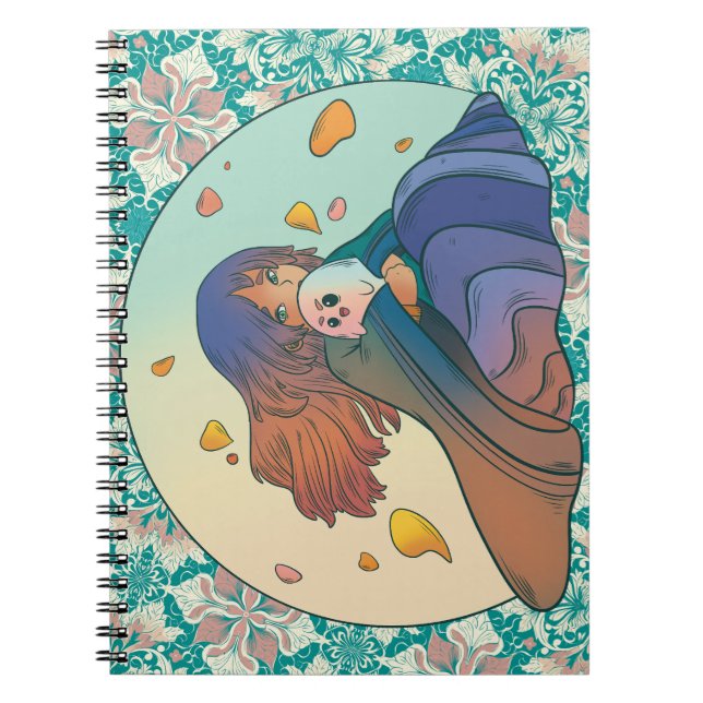 The Girl and her Ghost Notebook (Front)