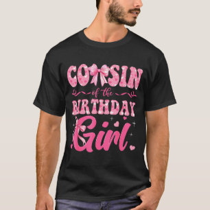 The Girl Cousin Birthday Family Pink Coquette T-Shirt