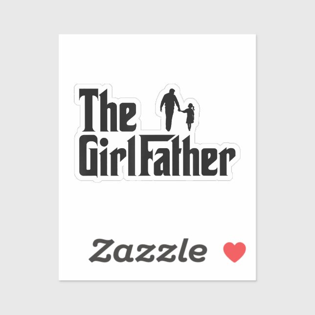 The Girl Father Funny Dad of Girls Daddy Daughter (Sheet)