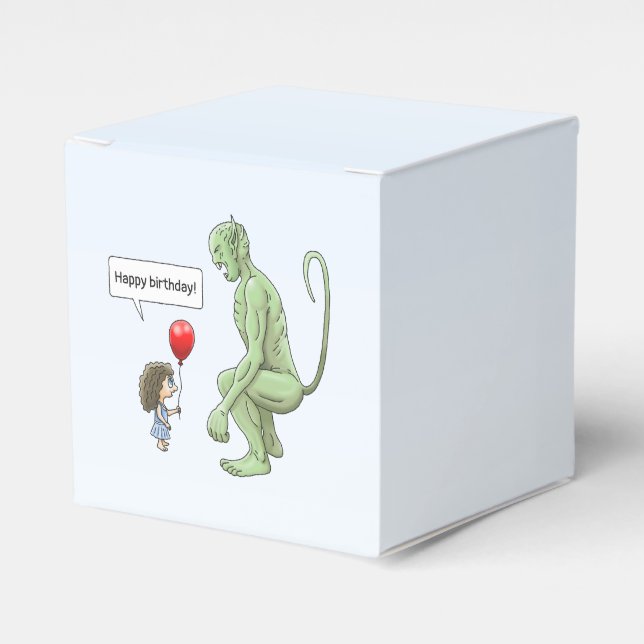 The Girl & Goblin Favour Box (Front Side)