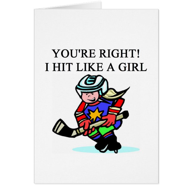 the girl hockey player (Front)