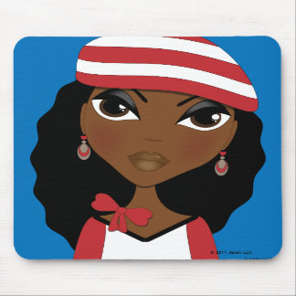 The Girl In The Hat Mousepad