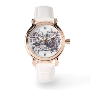 The girl reading a book watch