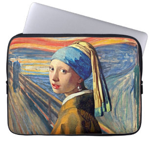 The Girl’s Scream Laptop Sleeve