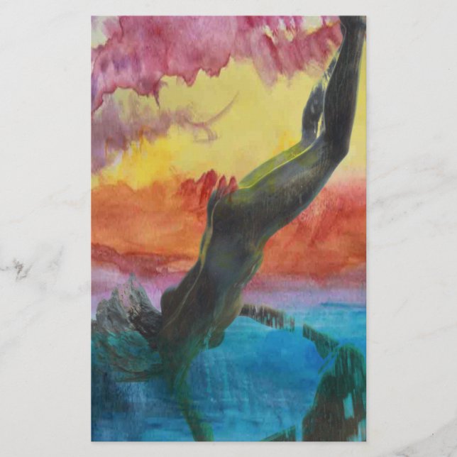 The girl stationery (Front)