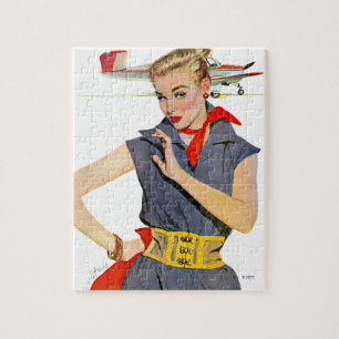 The Girl Who Stole Aeroplanes Jigsaw Puzzle