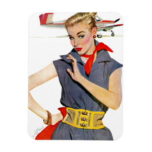 The Girl Who Stole Aeroplanes Magnet