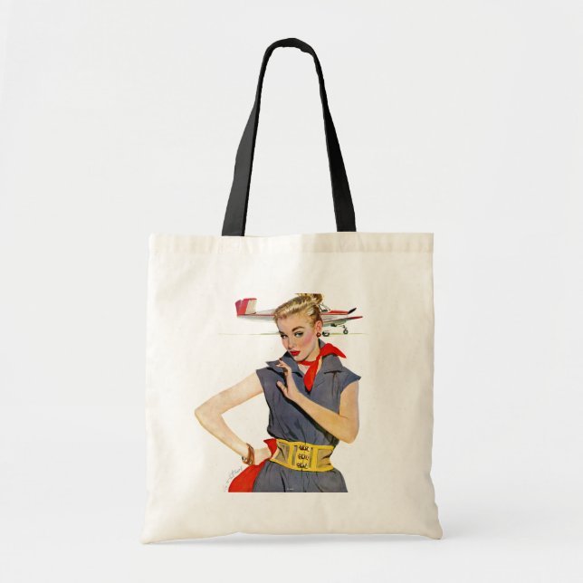 The Girl Who Stole Aeroplanes Tote Bag (Front)