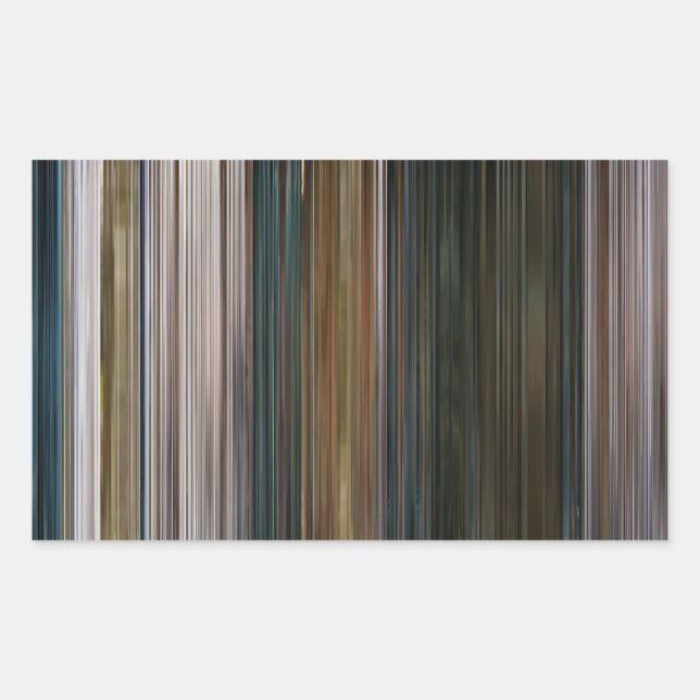 The Girl Who Waited Barcode Rectangular Sticker (Front)