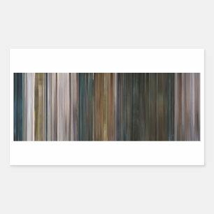 The Girl Who Waited Barcode Rectangular Sticker