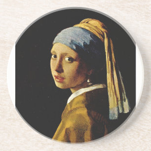 The Girl with a Turban/Girl with the Pearl Earring Coaster