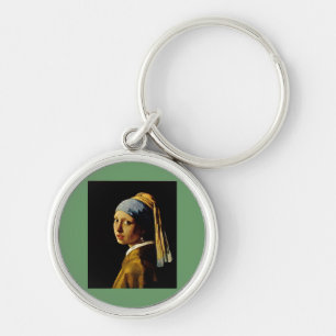 The Girl with a Turban/Girl with the Pearl Earring Key Ring
