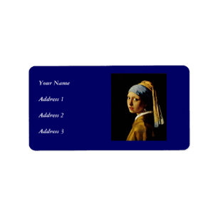 The Girl with a Turban/Girl with the Pearl Earring Label