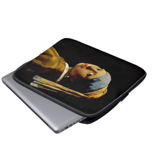 The Girl with a Turban/Girl with the Pearl Earring Laptop Sleeve