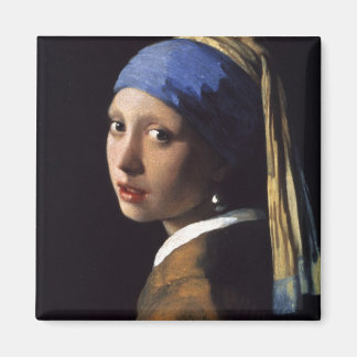The Girl With The Pearl Earring by Vermeer Magnet