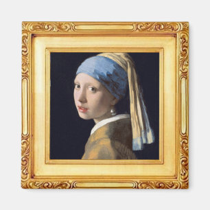 The Girl with the Pearl Earring by Vermeer Magnet