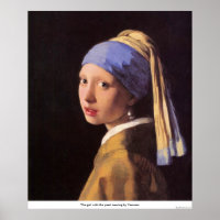 The girl with the pearl earring by Vermeer