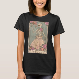 The Girlfriend Tarot Card Couple Skeleton Gothic H T-Shirt