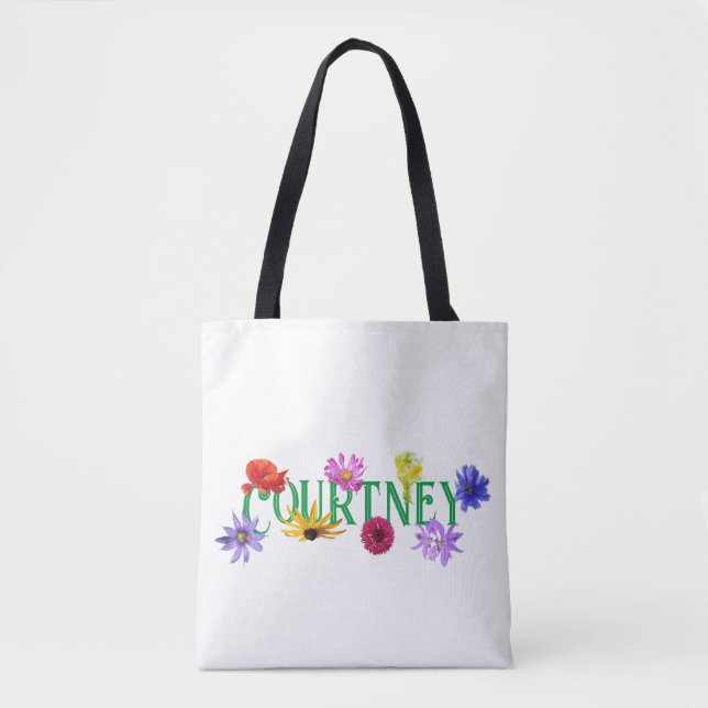 The Girlfriend 'Wildflowers' Tote Bag (Front)