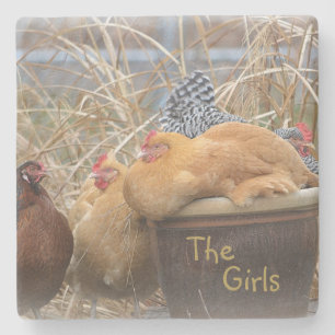 The Girls Hen Party Stone Coaster