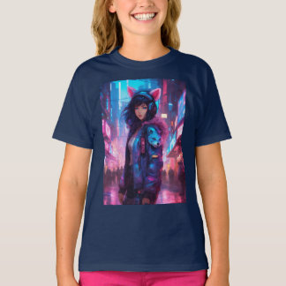 The girls T-shirt 