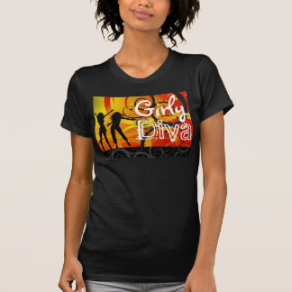 The Girly Diva T-Shirt/Black T-Shirt