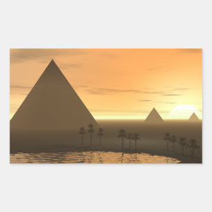 The Giza Necropolis Rectangular Sticker