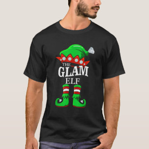 The Glam Elf Matching Group Family Christmas Gift T-Shirt