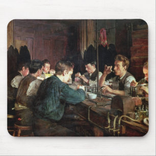 The Glass Blowers, 1883 (oil on canvas) Mouse Pad