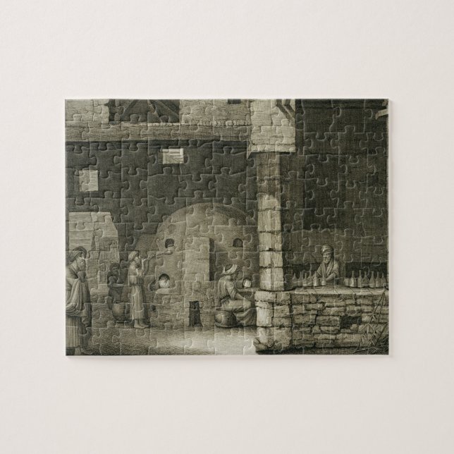 The Glass Bottle Maker, from Volume II Arts and Tr Jigsaw Puzzle (Horizontal)