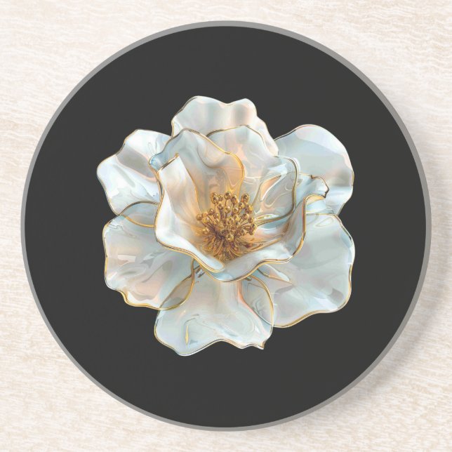 The Glass Daffodil  Coaster (Front)