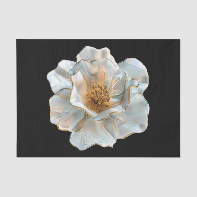 The Glass Daffodil  Tissue Paper (Front)