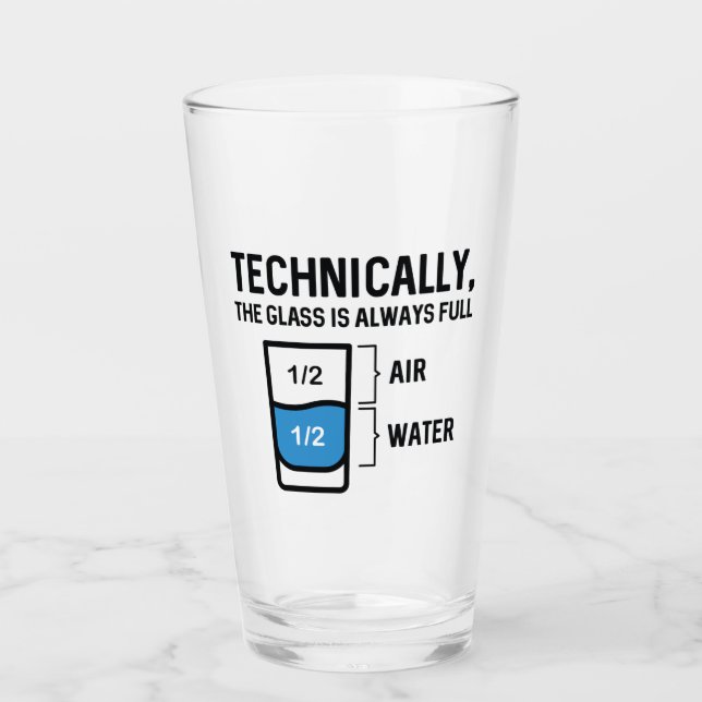 The Glass Is Always Full (Front)