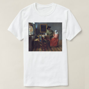 The Glass of Wine by Johannes Vermeer T-Shirt